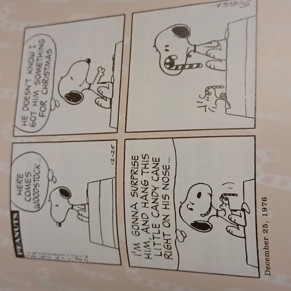 The Joy Of A Peanuts Christmas Book, 50 Years Of Comics, Hallmark, 2000 - Picture 8 of 11